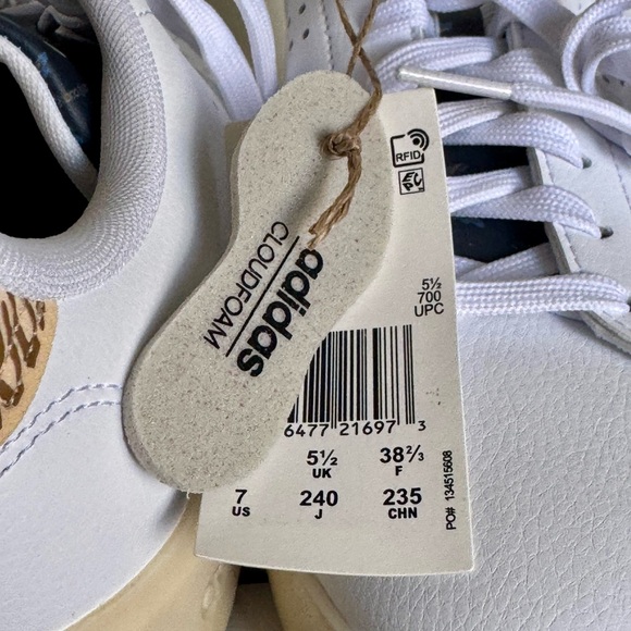 NWT Adidas women’s advantage 2.0 sneaker with cloud foam inserts size 7 - Picture 7 of 8